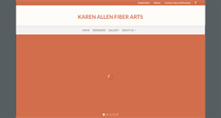 Desktop Screenshot of karenallen-fiberarts.com